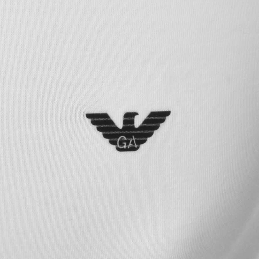 Alternative Image for ProductEmporio Armani V Neck Lounge T Shirt White3